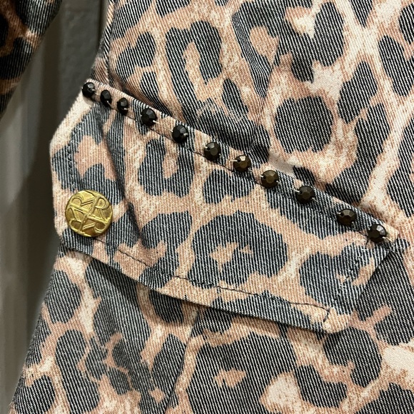 Leopard blazer / women - Picture 5 of 16